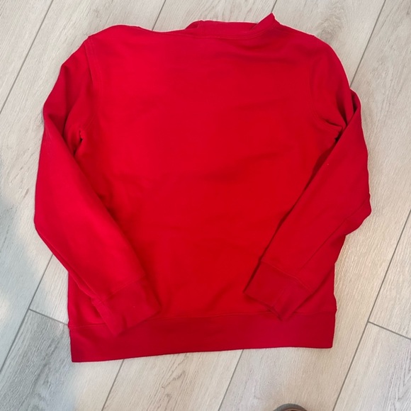 GAP Red Hoodie with Plaid Logo - Picture 2 of 7